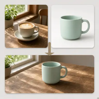 シーンをそのままに商品を差し替える